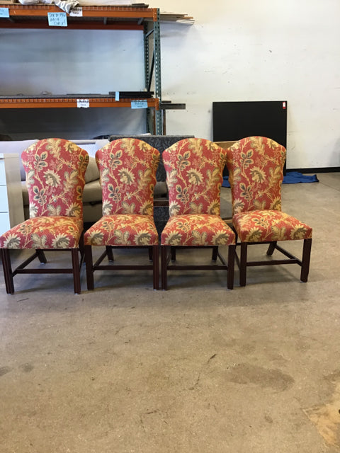 Set/4 Upholstered Marlboro Dining Room Chairs