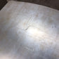 AS-IS Scalloped Antique Silver Leaf Six Drawer Dresser(Top Damage/Chips On Sides