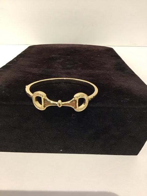 Gucci Style Gold Cuff Bracelet