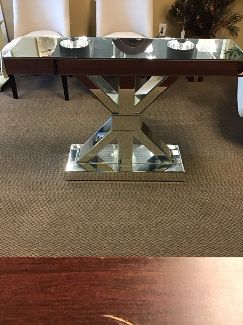 46"x33" Coaster Mirrored Console Table