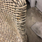 AS-IS Pair Of  Lulu & Georgia Seagrass Woven Dining Chairs(Segrass Ware)
