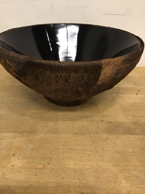 6"x13" Hide Decorative Bowl
