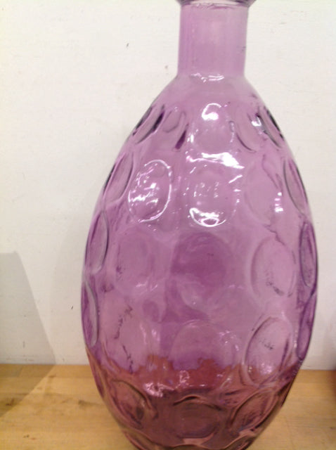 Vase- 23" Purple Glass