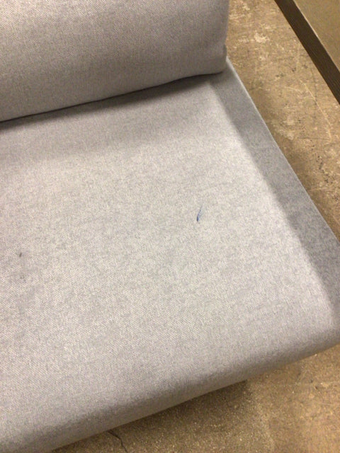 Upholstered Arm Chair/Wood Arms (As-Is)