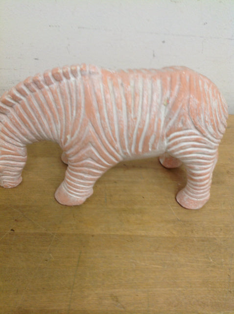 11" Pottery Zebra