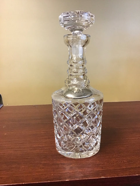 11" Crystal Gin Decanter