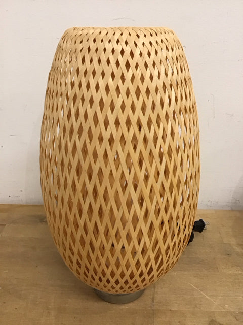 16" Ikea Boja Woven Table Lamp