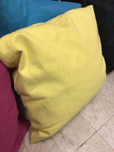 Yellow Fabric Pillow