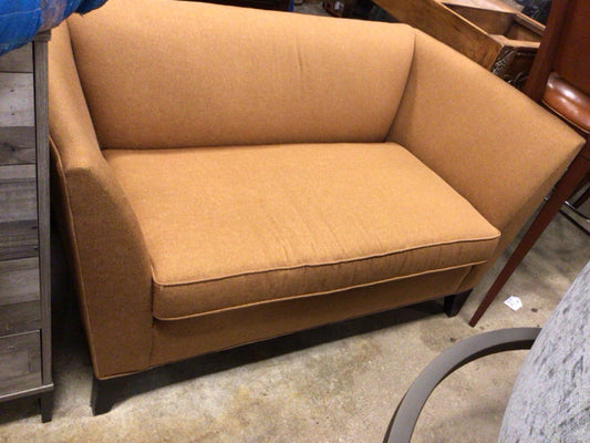 Mitchell Gold + Bob Williams Mona Gold Fabric Sofette