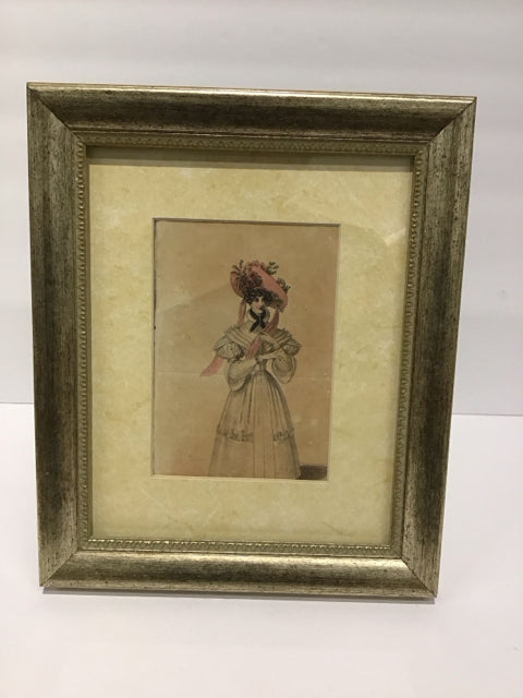 8x10 Brushed Gold Wood Frame