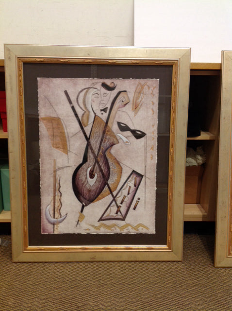 31.5"x38" Framed "Evening Serenade" Liz Jardine