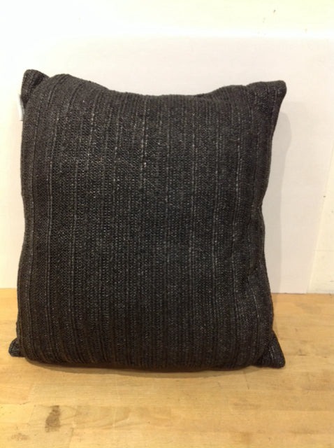 Tommy Bahama Black Raffia Pillow