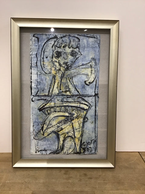17x24 Framed "On a Music" Alexander Gore COA
