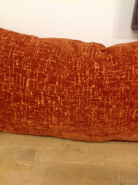 Pillow- 20" Rust Print