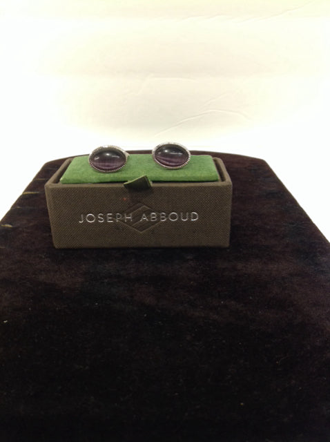 Joseph Abboud Cufflinks w/Purple Stones