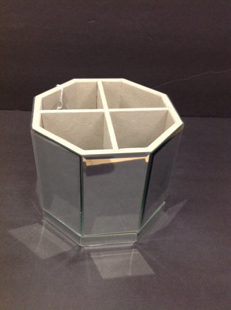Mirrored Swivel  Pen Holder