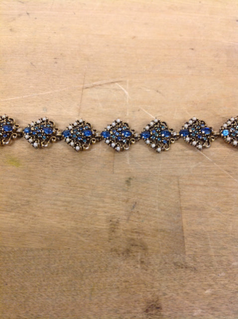 Bracelet- Vintage Blue Stones