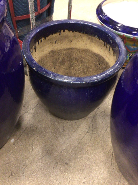 18 X 16 Royal Blue Ceramic Planter