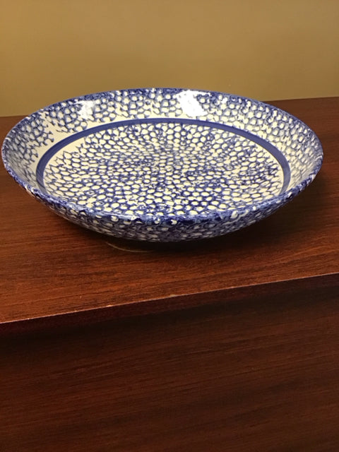14.5" La Primula Blue/White Pasta Bowl