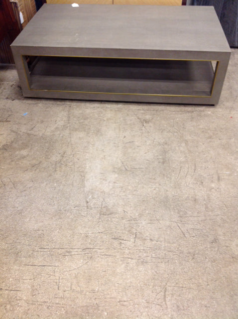 55"x39" RH Cela Shagreen Coffee Table