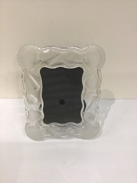 4x6 Glass Sea Shell Embossed Frame