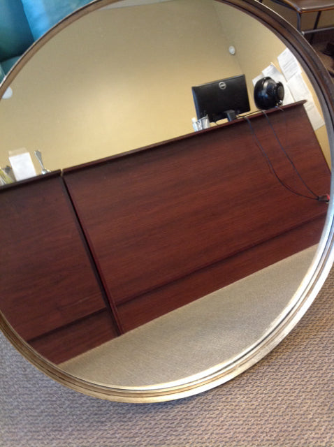 Mirror- 34" Round Uttermost Silver Frame