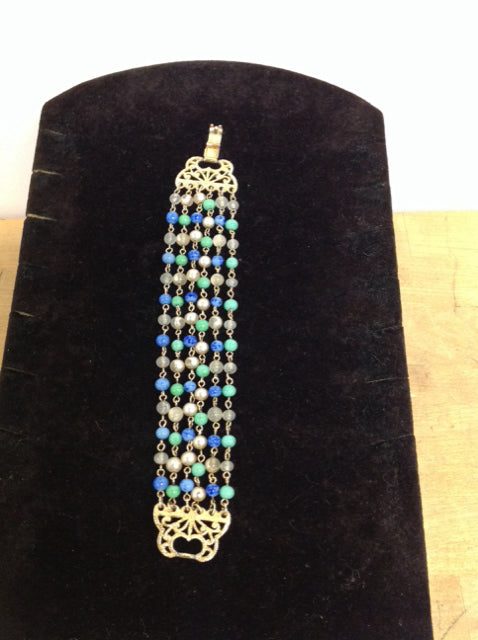 6 Strand Beaded Bracelet