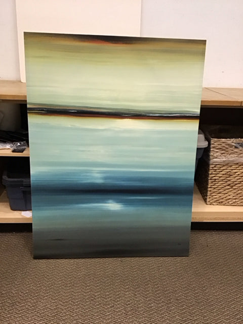 36"x48" Ocean Abstract on Canvas