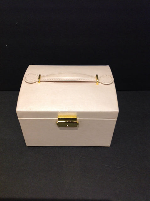 7x5.5 Pink Leather Jewelry Box