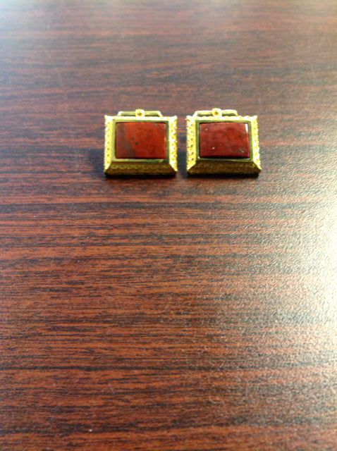 Destino Vintage Gold Enamel Cuff Limks