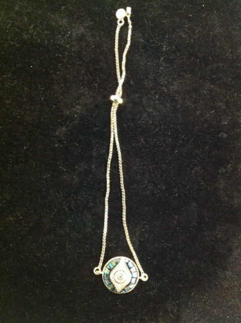 Adjustable Gold Bracelet w/Eye