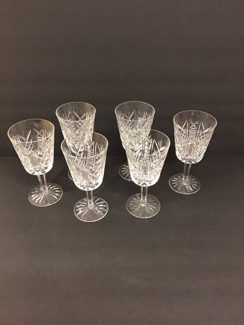 Set/6 Waterford Clare Water Glasses