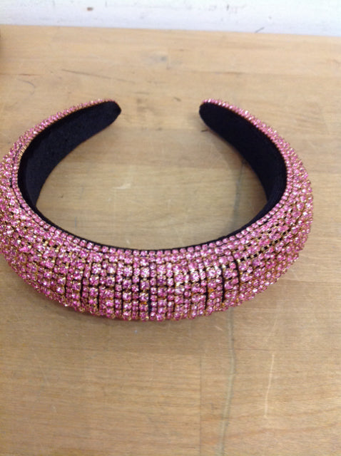 Women's - Pink Rhinestone Headband