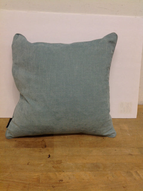 Sq Teal Linen Pillow