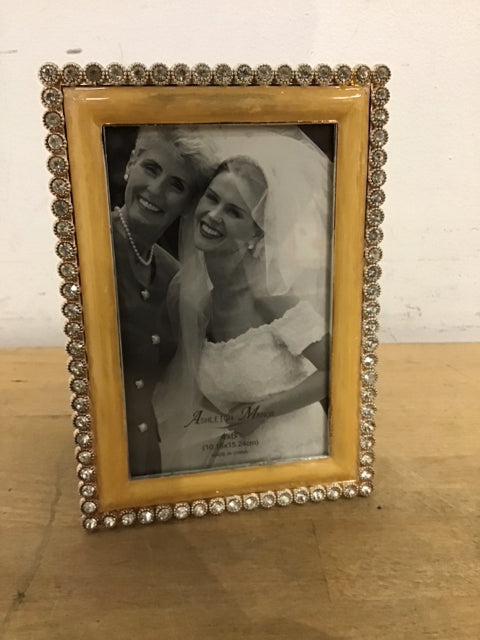 4"x6" Silver & Rhinestone Photo Frame