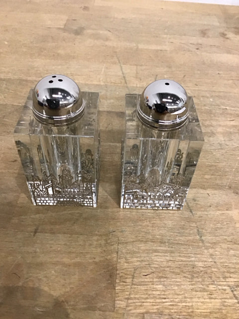 Judaica Jerusalem Salt & Pepper Shakers