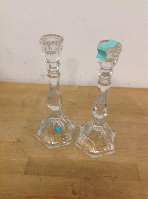 Candle Holders - 9" Pair Of Tiffany Co Tappers