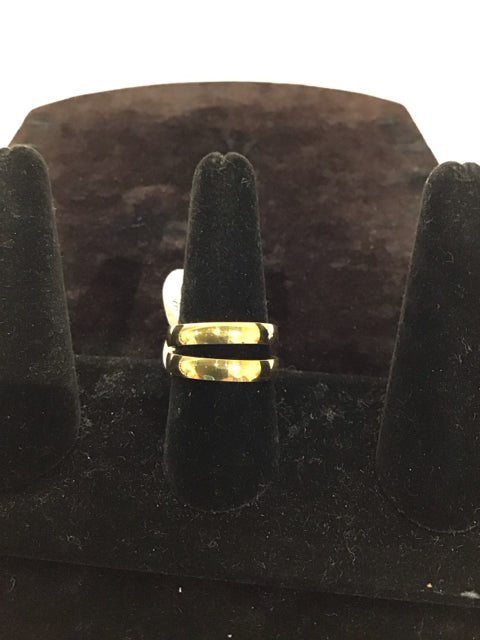 Gold Wedding Band Set