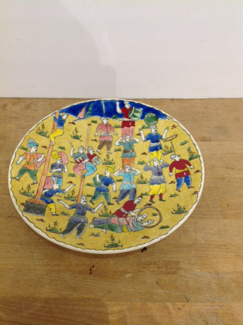 12" Decorative Ceramic Plate from Turkey