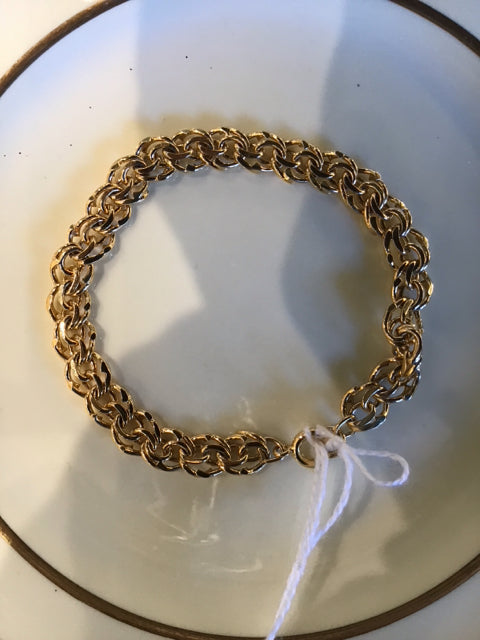 Goldtone Link Bracelet