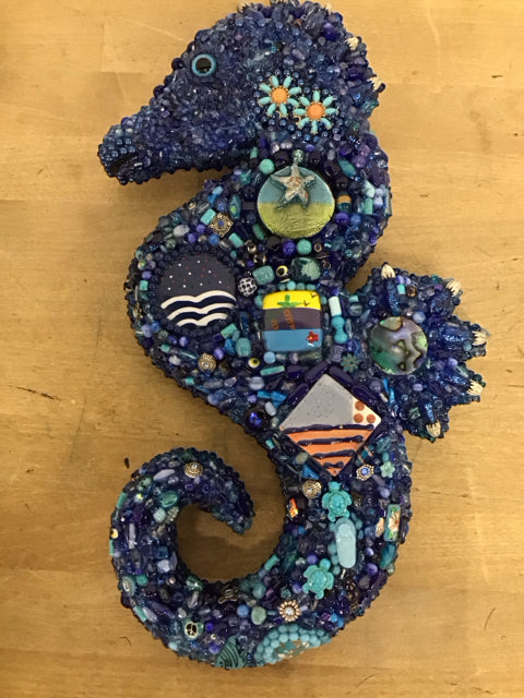 14"x8" Seahorse "Oceana" By Susan David