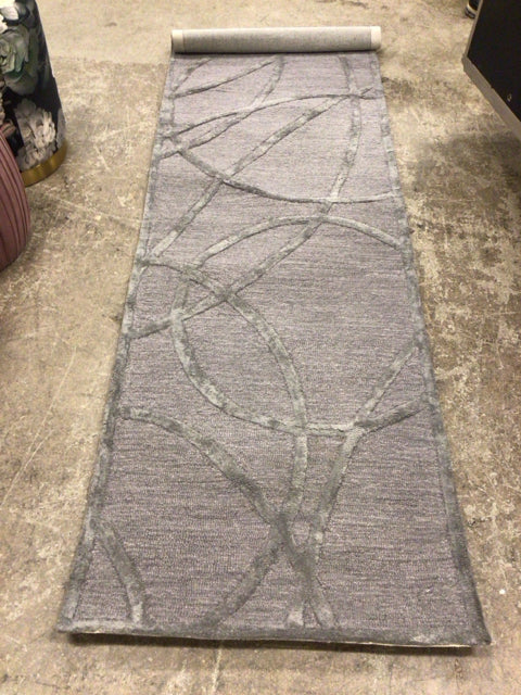 2.06 X 8 Rizzy Home Grey Runner