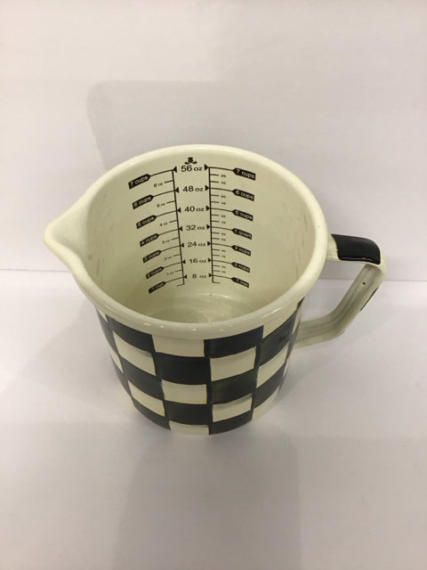 MacKenzie Childs Courtly Check Measuring Cup