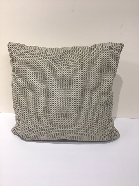Grey/Tan Woven Pillow