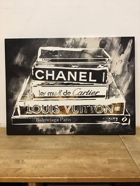 40x30 Chanel "Lectures" on Canvas