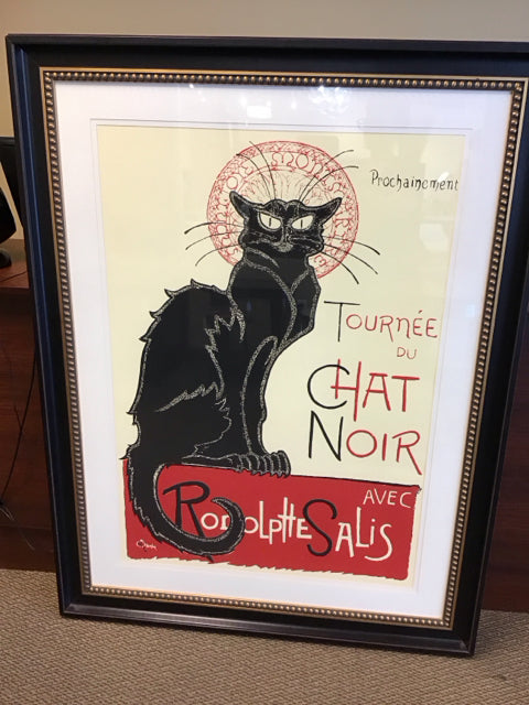 47"x61.5" "Tournee Du Chat" By Theopile-Alexandre Steinler