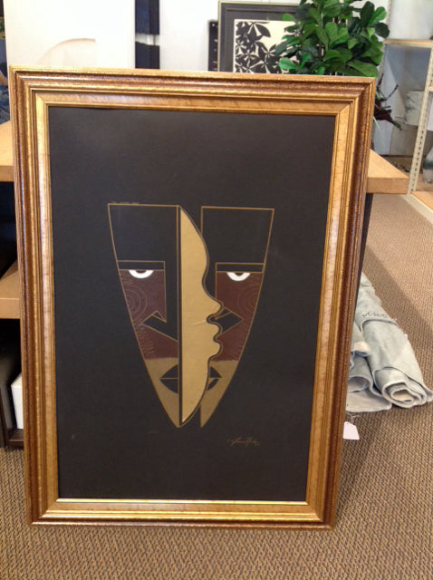 30x42 "Faces of Senegal" Framed/Signed