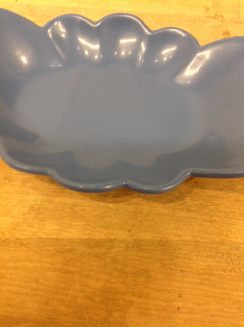 Bowl- 10" Haeger Blue Ceramic