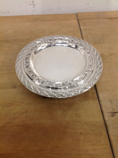 Set Of 2 Silverplate Trays