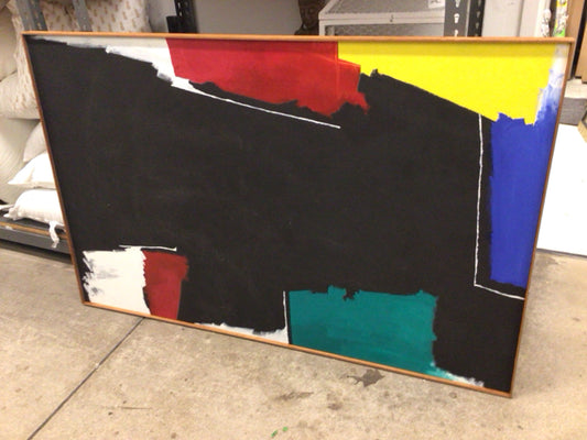 66 5/8" X 42 1/2" Contemporary Muti Color Oil Painting On Canvas